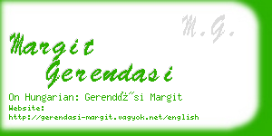 margit gerendasi business card